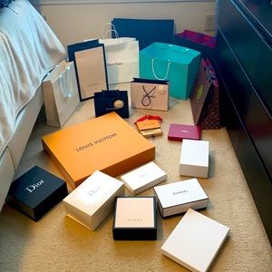 Designers boxes and bags !